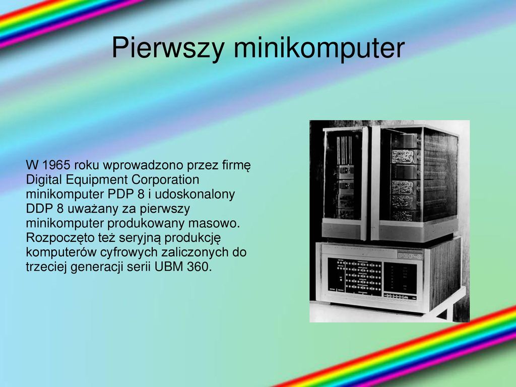 Pierwszy minikomputer