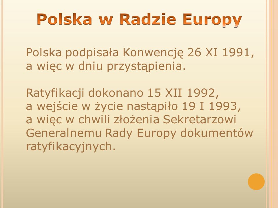 Polska w Radzie Europy