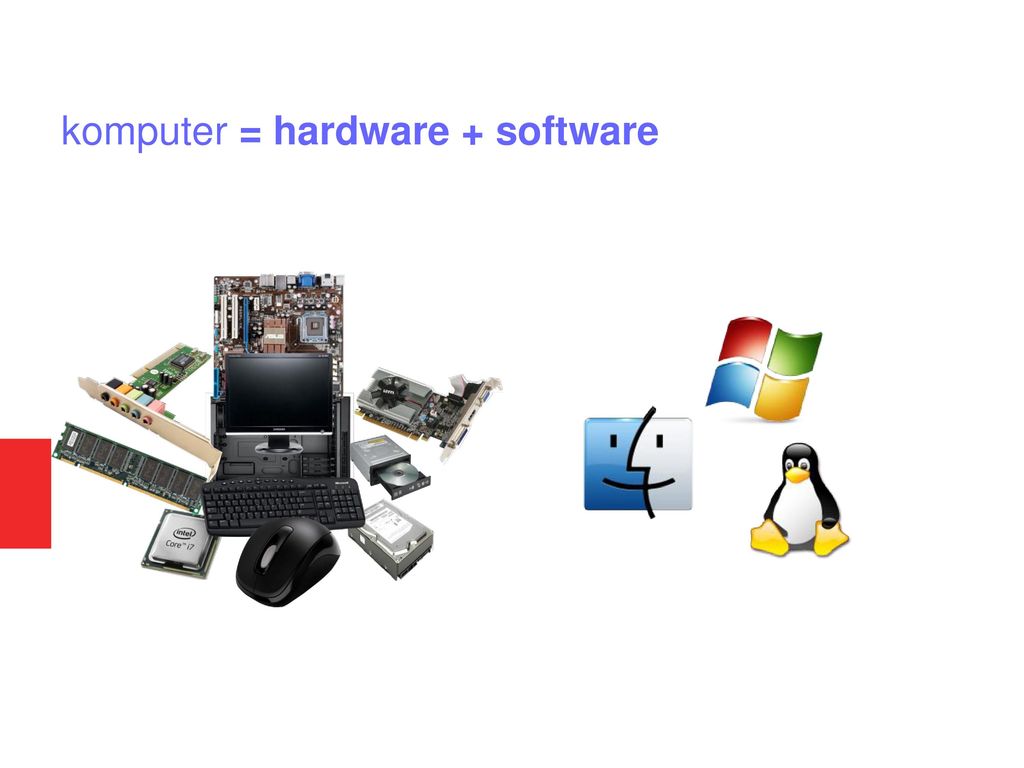 komputer = hardware + software