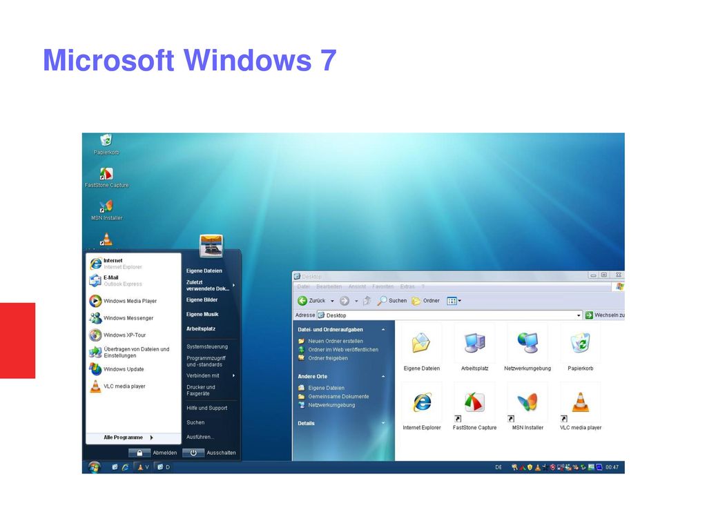 Microsoft Windows 7 9