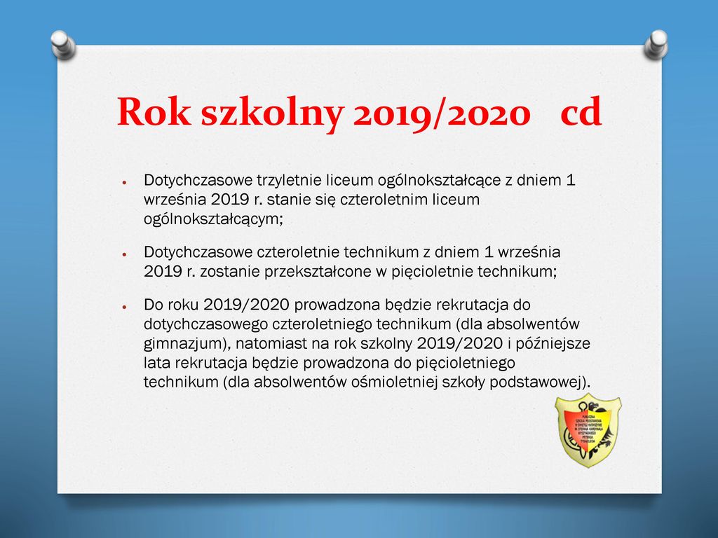 Rok szkolny 2019/2020 cd