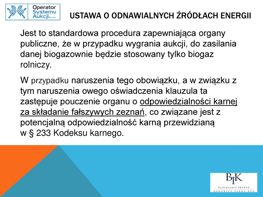 Procedura Prekwalifikacjyna W Praktyce System Aukcyjny OZE - Ppt Pobierz