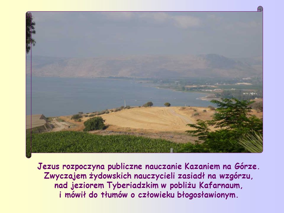 Jezus rozpoczyna publiczne nauczanie Kazaniem na Górze