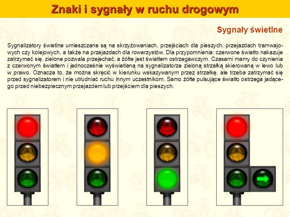 Znaki i sygnały w ruchu drogowym