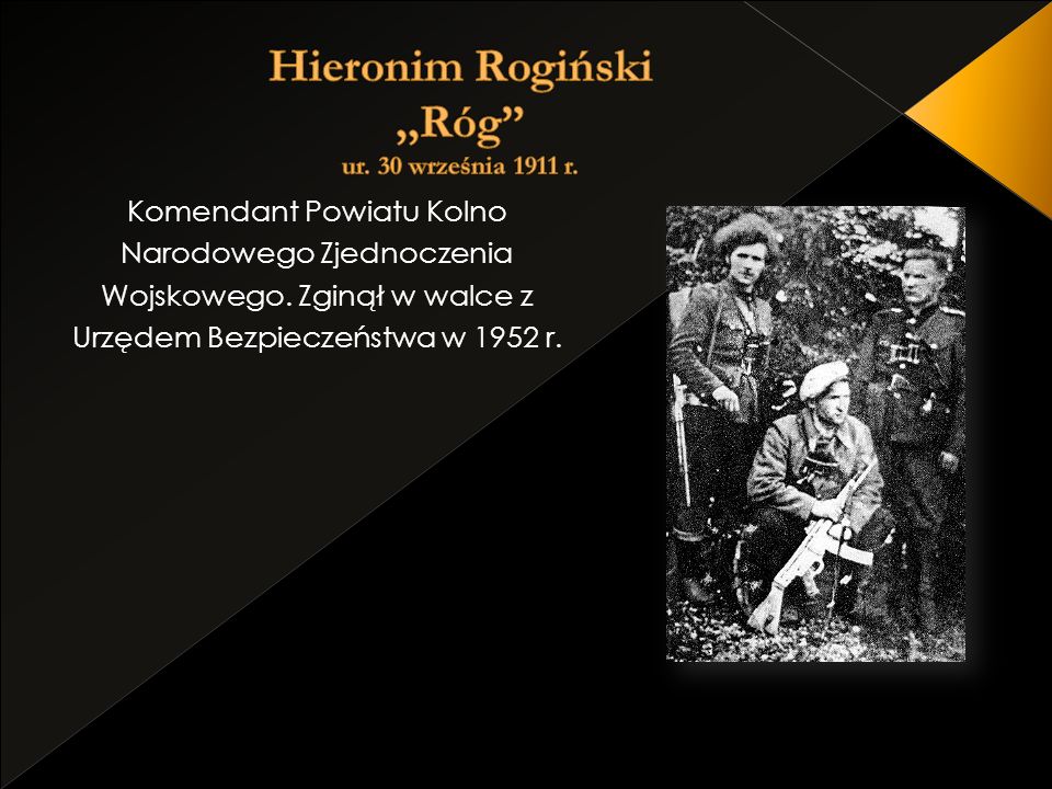 Hieronim Rogiński ,,Róg ur. 30 września 1911 r.