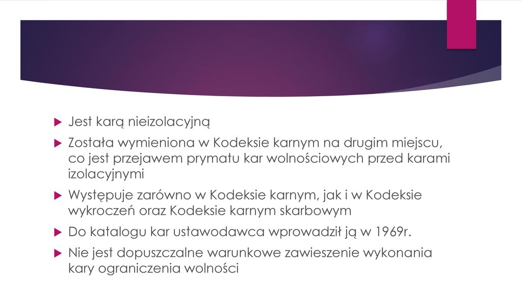 Kara Ograniczenia Wolności - Ppt Pobierz