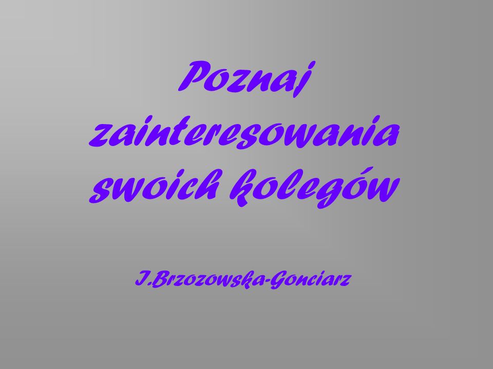 I.Brzozowska-Gonciarz