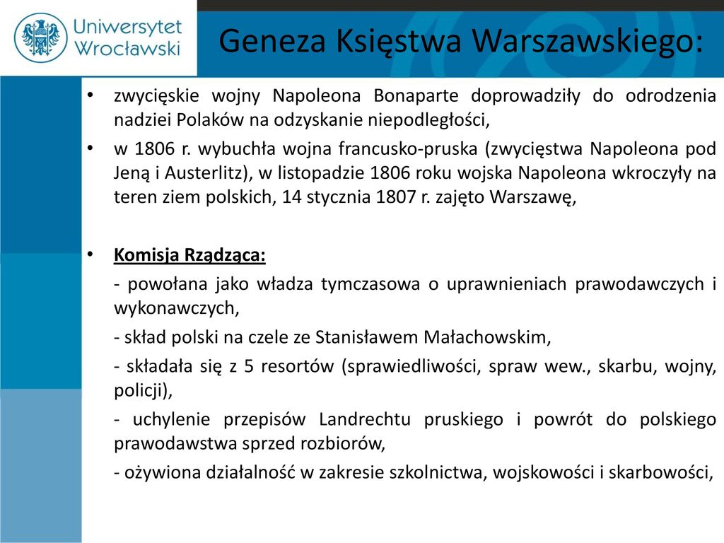 Geneza Księstwa Warszawskiego Ppt Pobierz 4275