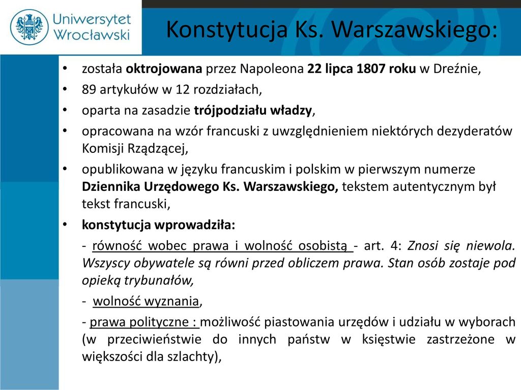 Geneza Księstwa Warszawskiego Ppt Pobierz 3662