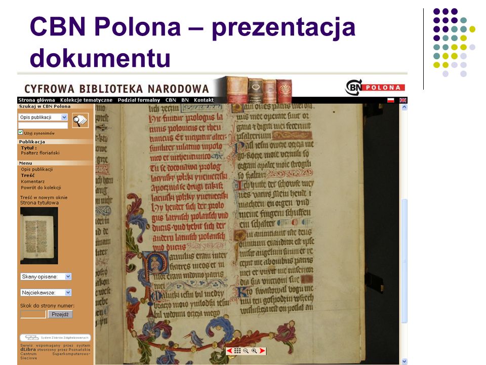 CBN Polona – prezentacja dokumentu