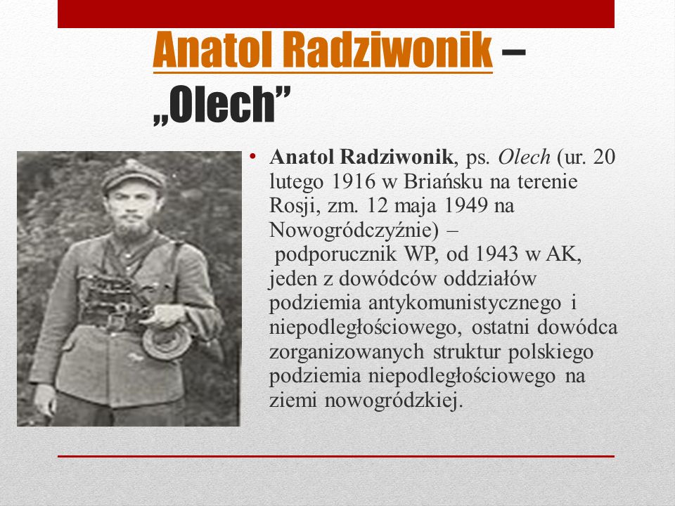 Anatol Radziwonik – „Olech