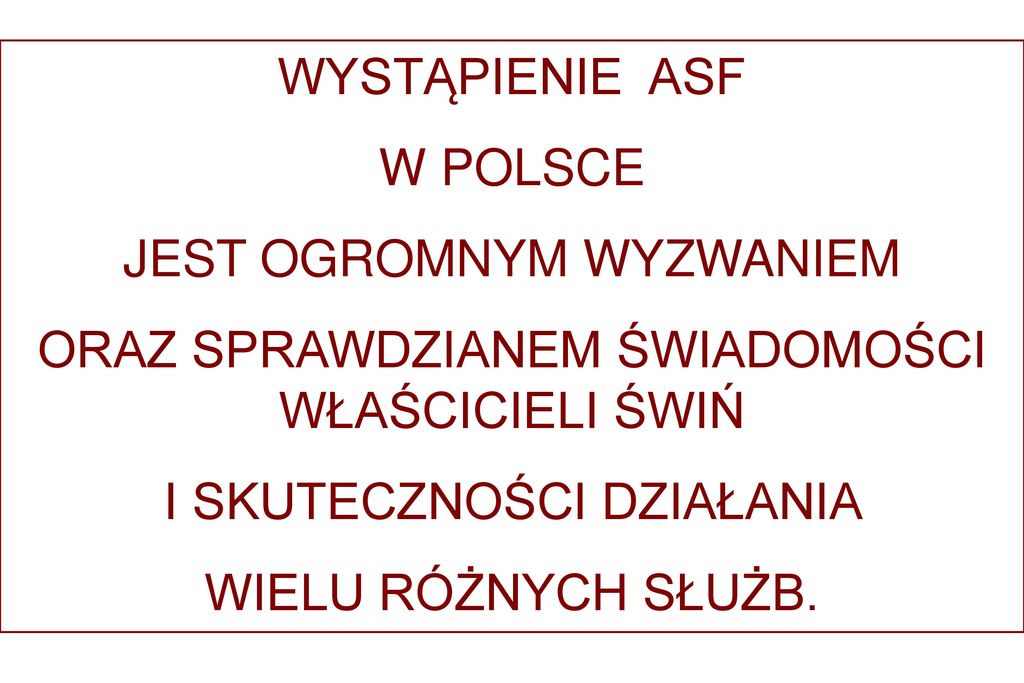 Afrykański Pomór świń Zygmunt Pejsak PIWet - PIB W Puławach Ppt Pobierz