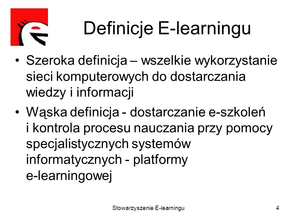 Definicje E-learningu