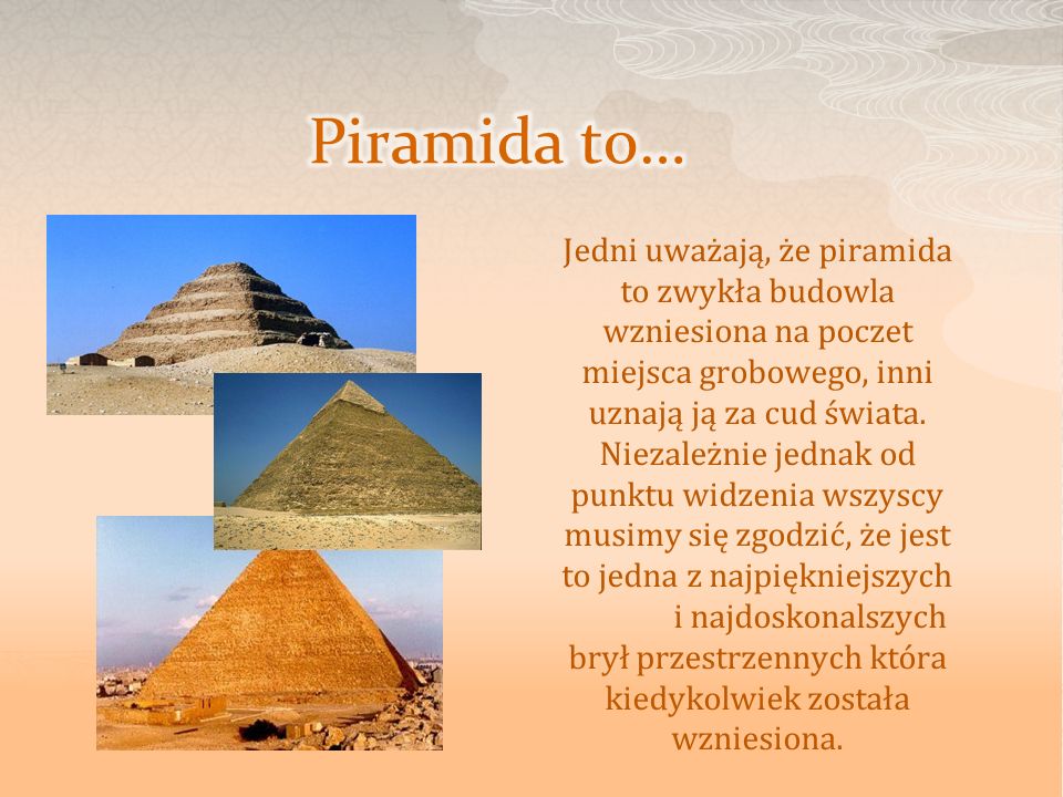 Piramida to…