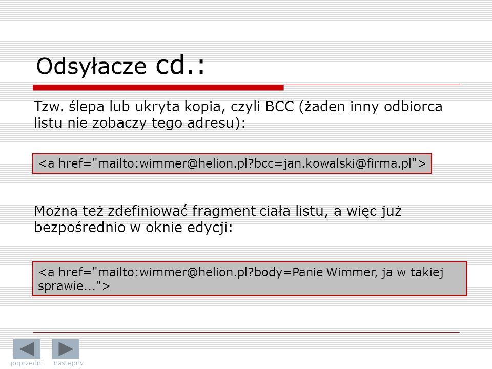 Witamy W Wirtualnym Języku Html Ppt Pobierz 1484