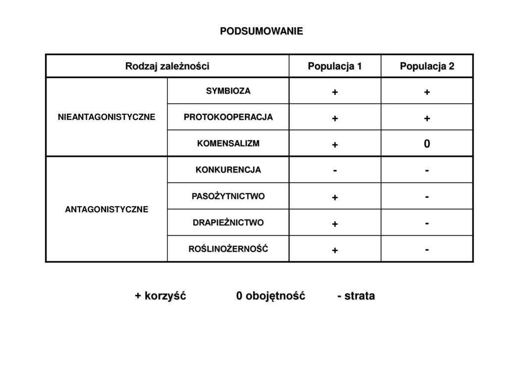 STOSUNKI MIĘDZY POPULACJAMI - Ppt Pobierz