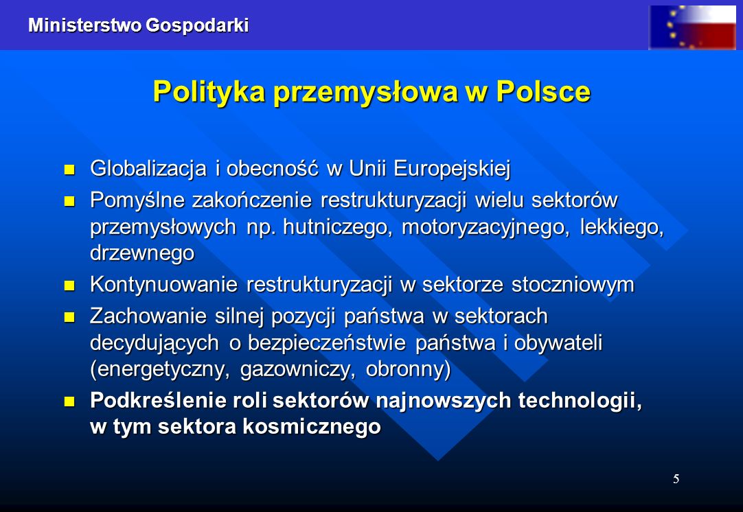 Polityka przemysłowa w Polsce