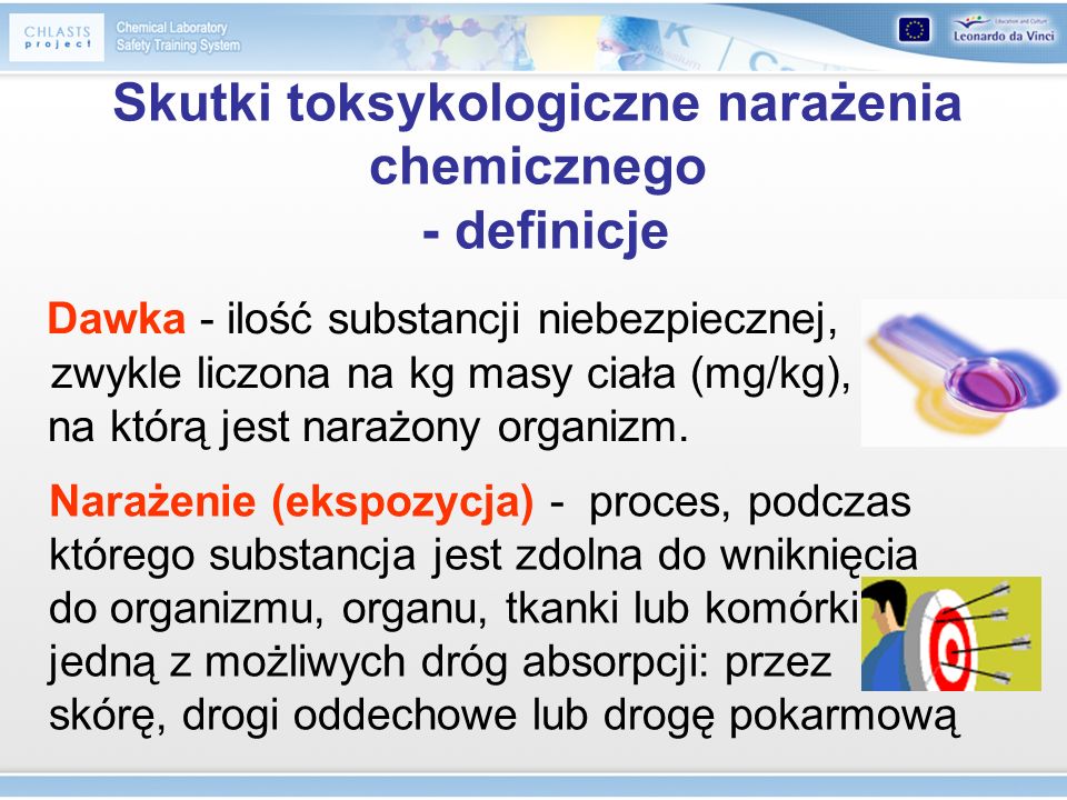 Skutki toksykologiczne narażenia chemicznego - definicje