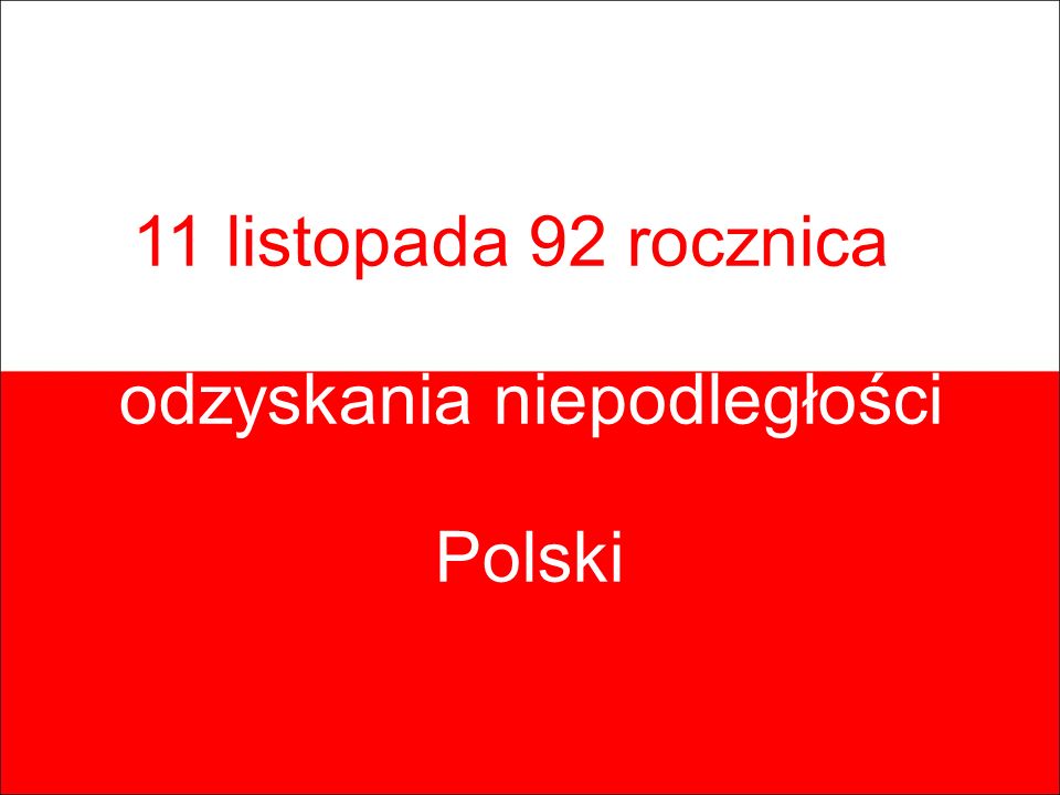 odzyskania niepodległości Polski