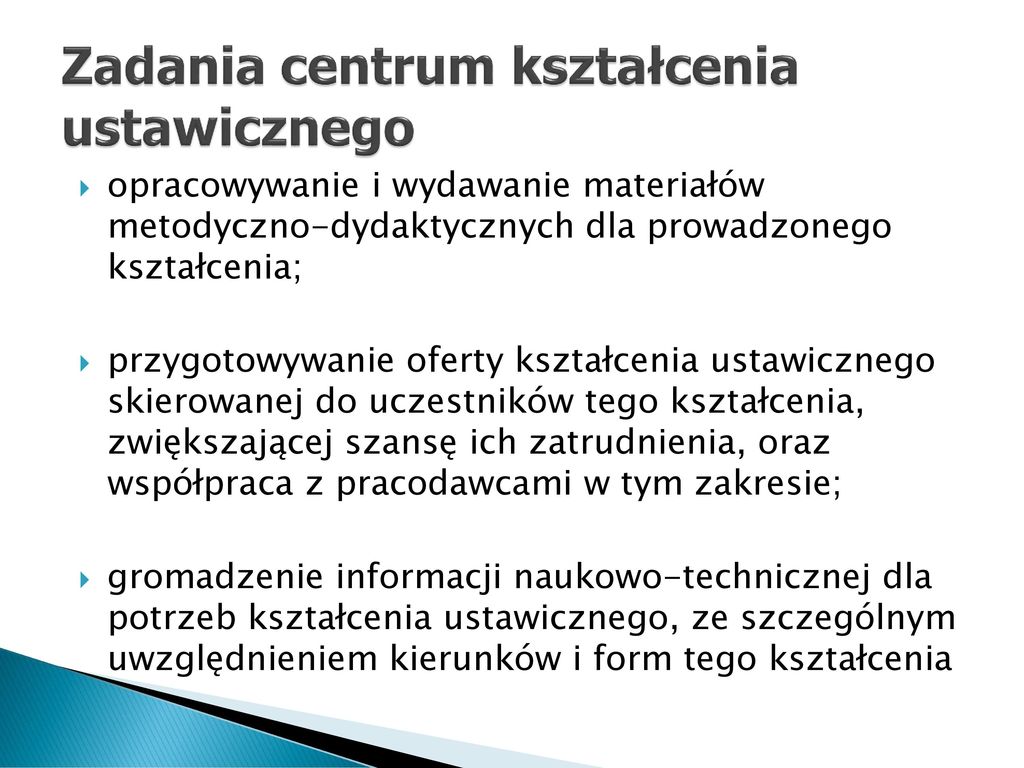 Centra Kształcenia Ustawicznego - Ppt Pobierz