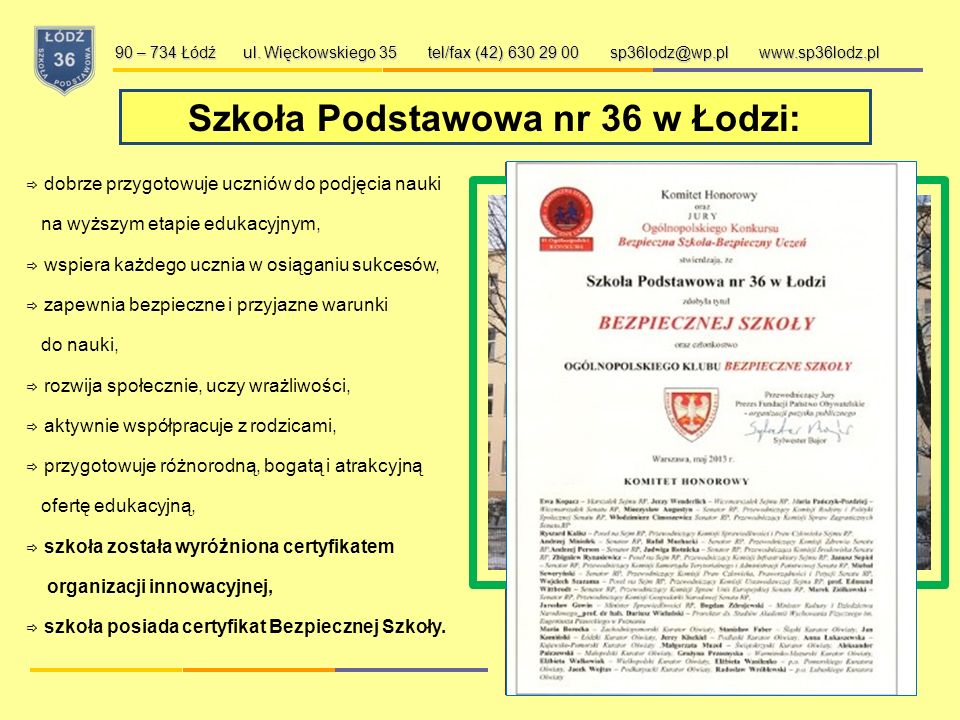 Szkoła Podstawowa nr 36 w Łodzi: