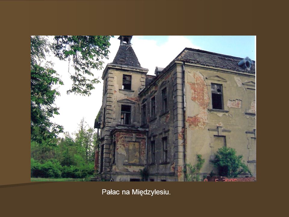 Pałac na Międzylesiu.