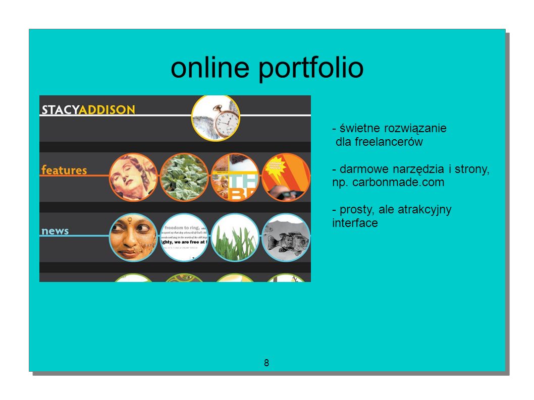 online portfolio - świetne rozwiązanie dla freelancerów