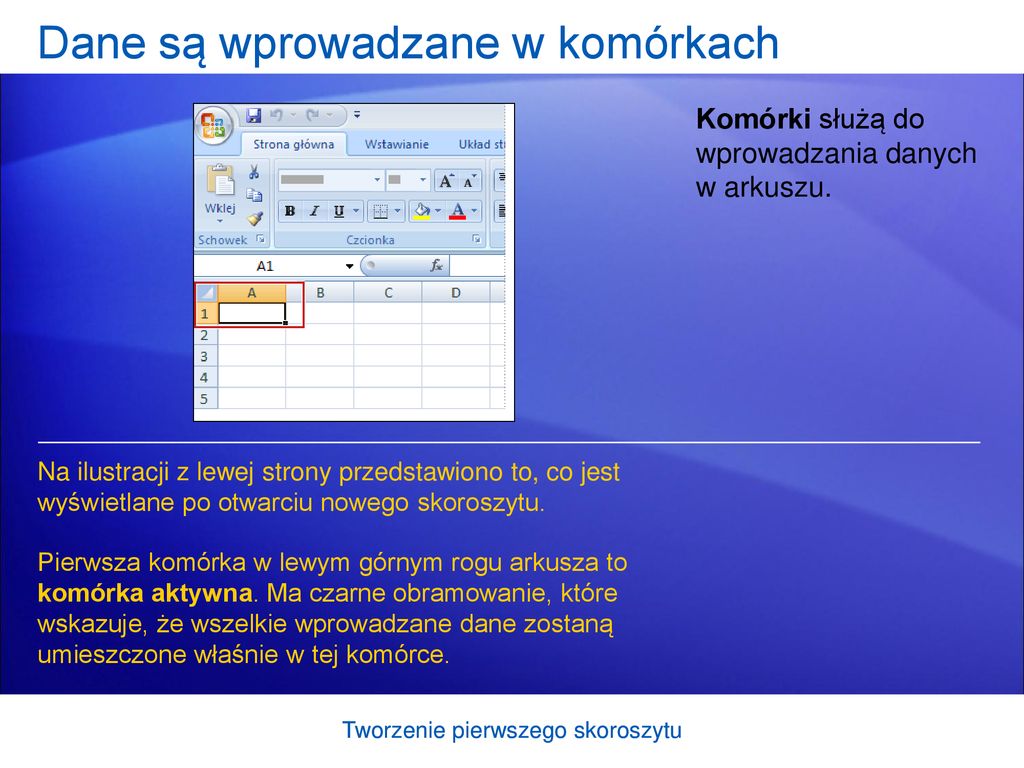 Program Microsoft® Office Excel® 2007 — Szkolenie Ppt Pobierz 6801