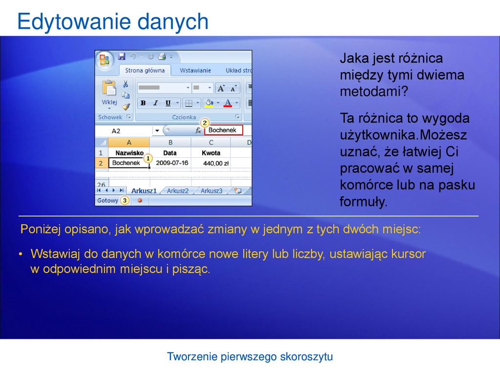 Program Microsoft® Office Excel® 2007 — Szkolenie Ppt Pobierz 7706