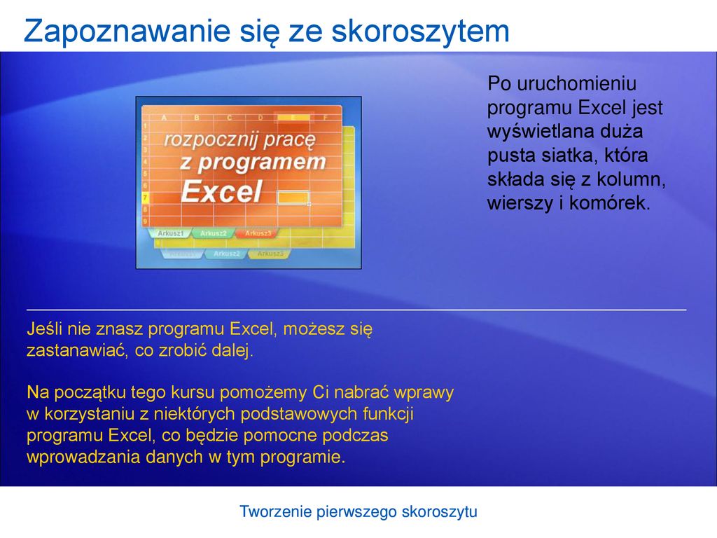 Program Microsoft® Office Excel® 2007 — Szkolenie Ppt Pobierz 4316