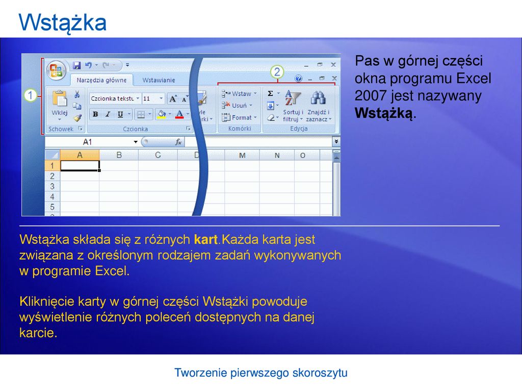 Program Microsoft® Office Excel® 2007 — Szkolenie Ppt Pobierz 7612