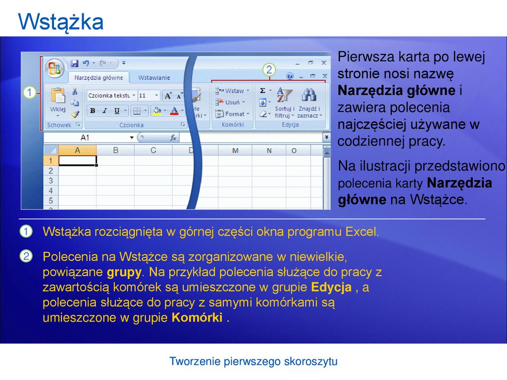 Program Microsoft® Office Excel® 2007 — Szkolenie Ppt Pobierz 1081