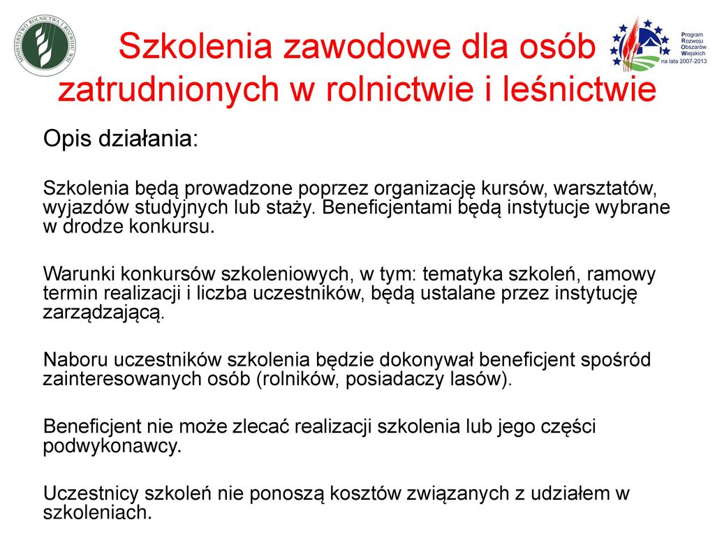 Program Rozwoju Obszarów Wiejskich Na Lata (PROW ) - Ppt Pobierz