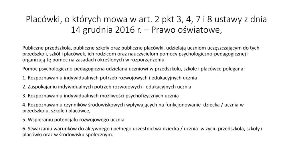 Zasady Udzielania I Organizacji Pomocy Psychologiczno Pedagogicznej W Publicznych Przedszkolach 0183