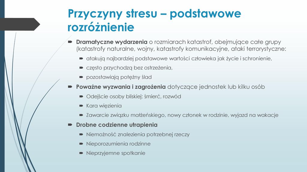 Stres W Pracy I Metody Radzenia Sobie Ze Stresem - Ppt Pobierz