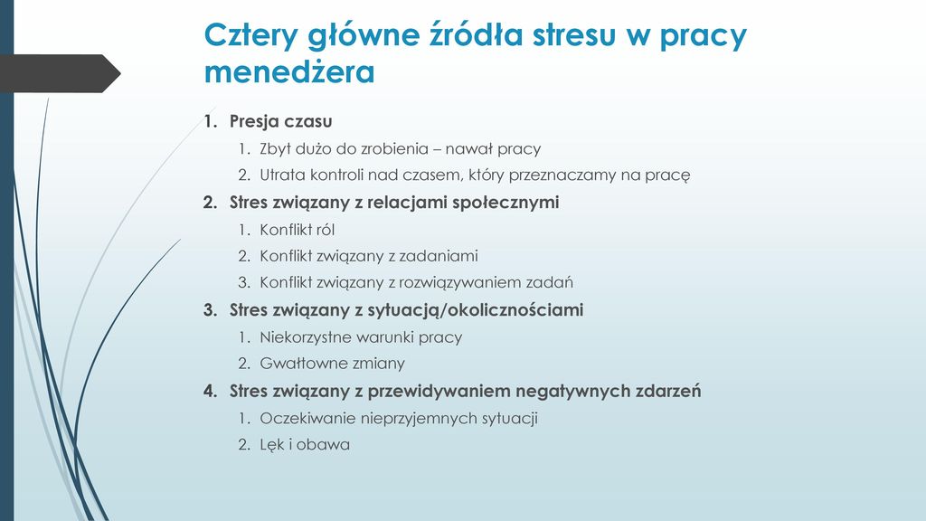 Stres W Pracy I Metody Radzenia Sobie Ze Stresem - Ppt Pobierz