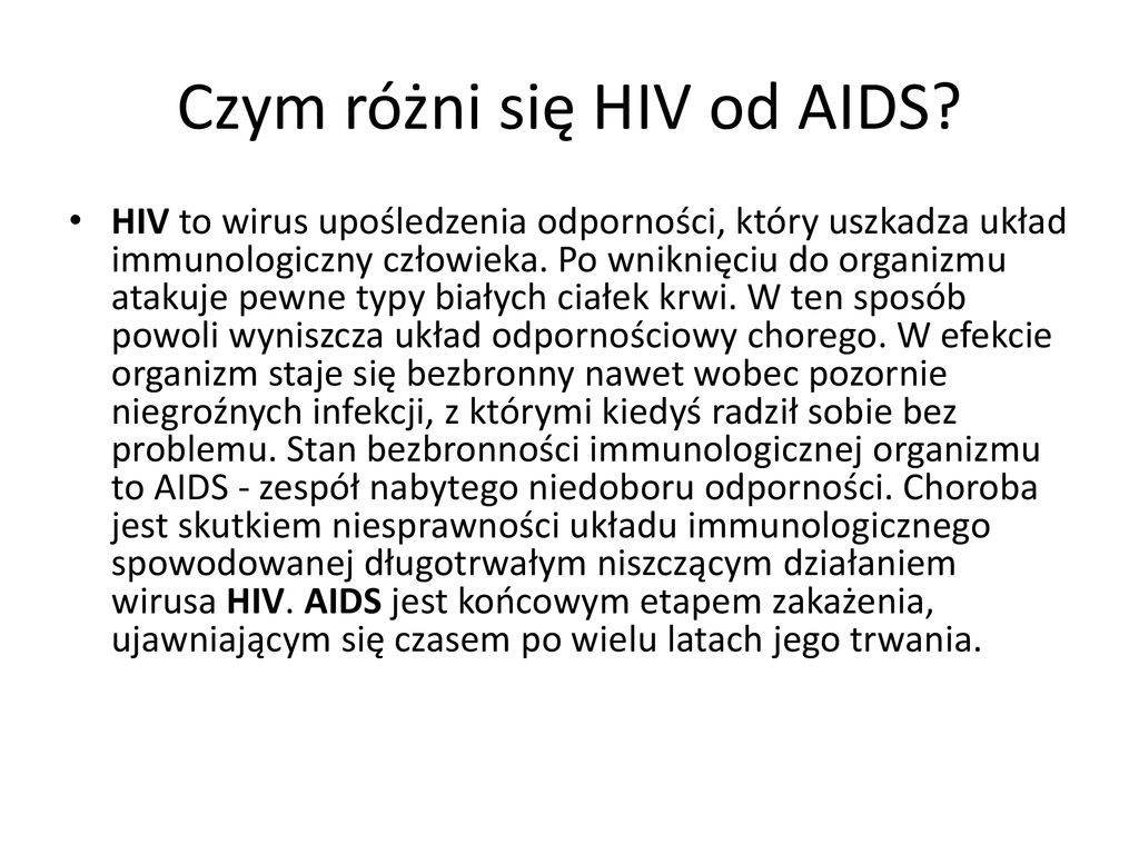 Aids I Wirus Hiv Ppt Pobierz 9833