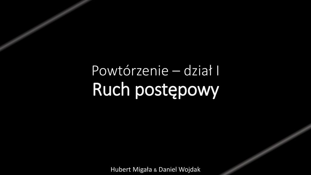 Powtórzenie – Dział I Ruch Postępowy - Ppt Pobierz