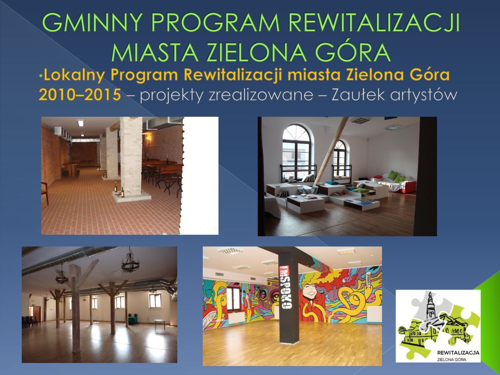 GMINNY PROGRAM REWITALIZACJI MIASTA ZIELONA GÓRA - Ppt Pobierz