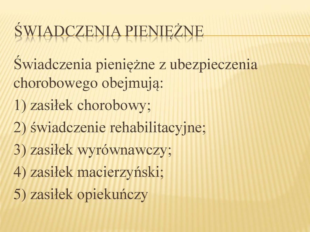 UBEZPIECZENIE CHOROBOWE - Ppt Pobierz