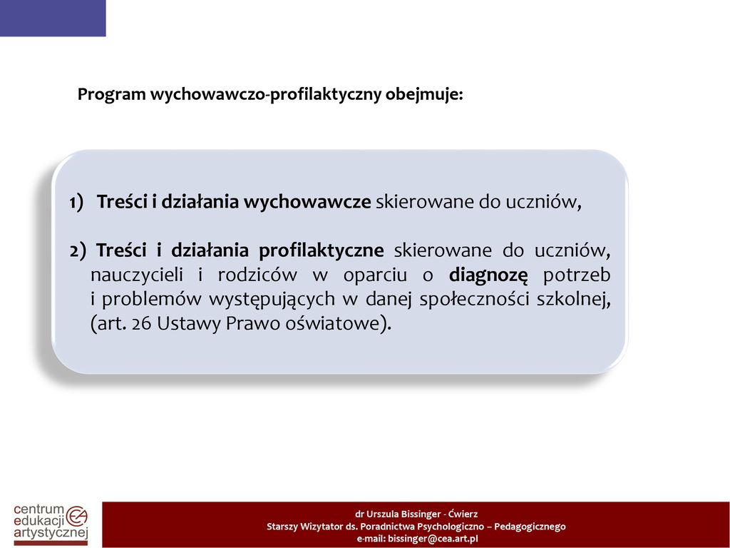 Obowiązki Szkoły Artystycznej - Ppt Pobierz