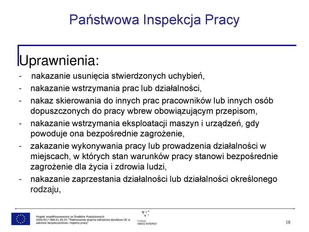 Moduł: Prawna Ochrona Pracy Temat: Podstawy Prawne Systemu Ochrony Pracy W Polsce I Regulacje ...