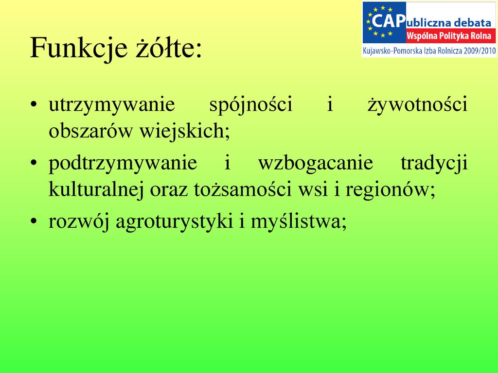 Wspólna Polityka Rolna Wobec Rozwoju Obszarów Wiejskich - Ppt Pobierz