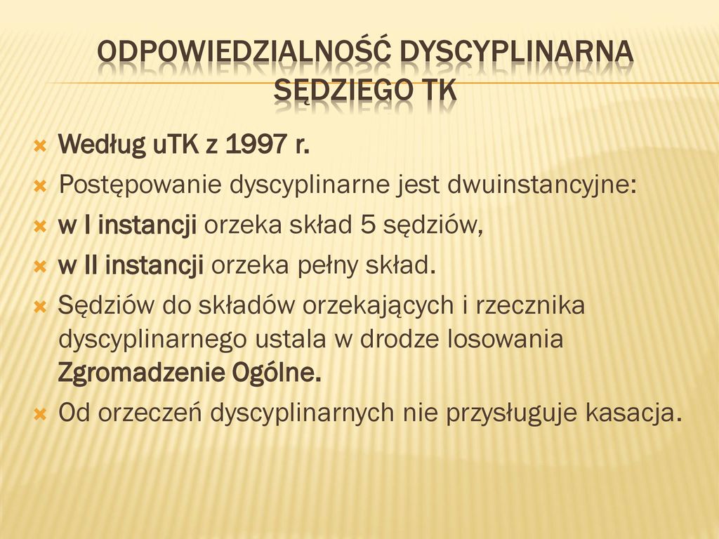 Kontrola Konstytucyjności I Legalności Prawa W Polsce - Ppt Pobierz