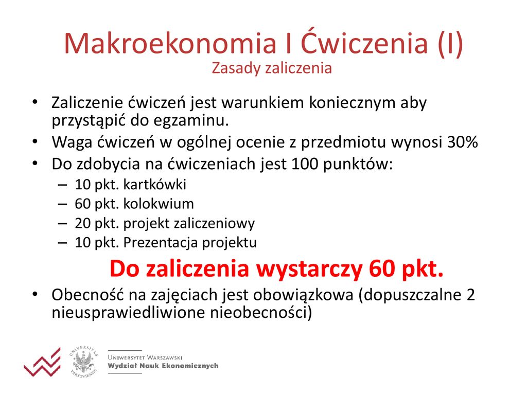 Makroekonomia I Ćwiczenia - Ppt Pobierz