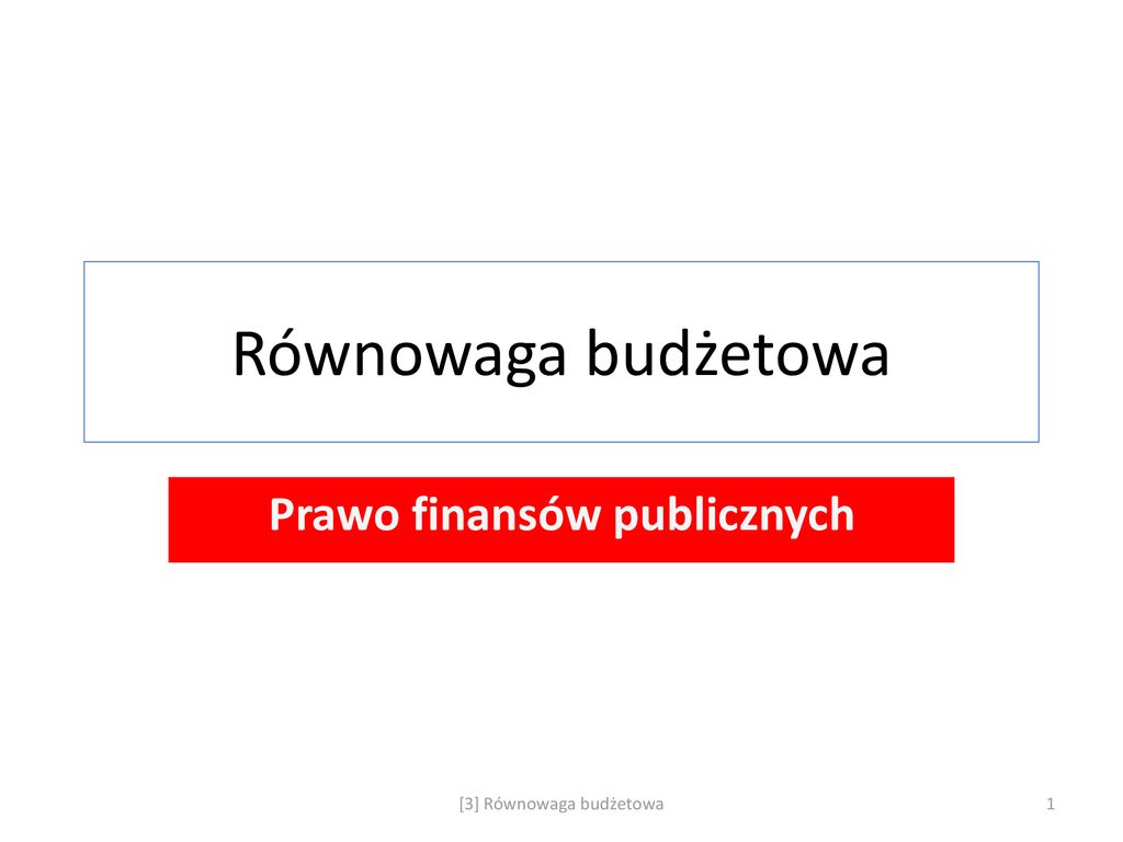 Prawo Finansów Publicznych - Ppt Pobierz