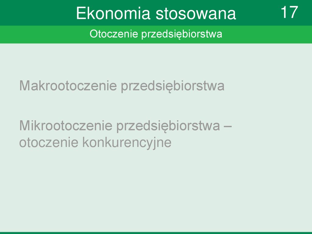 Otoczenie Przedsiębiorstwa Ppt Pobierz 5652