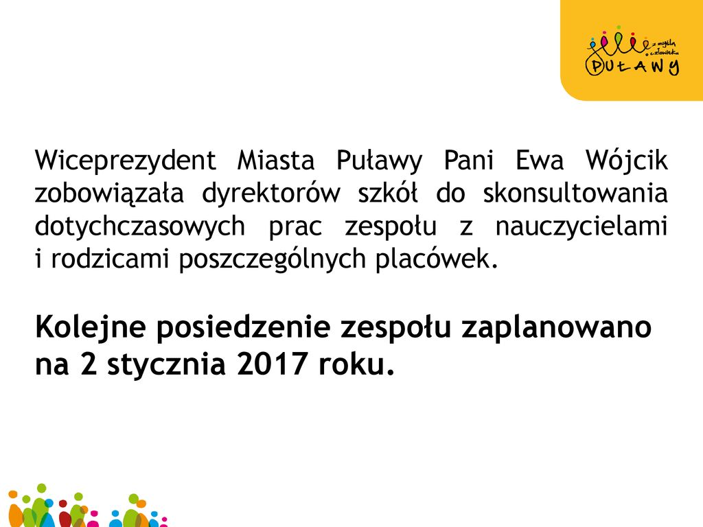 Informacja Z Prac Zespołu Powołanego Przez Prezydenta Miasta Puławy Do ...