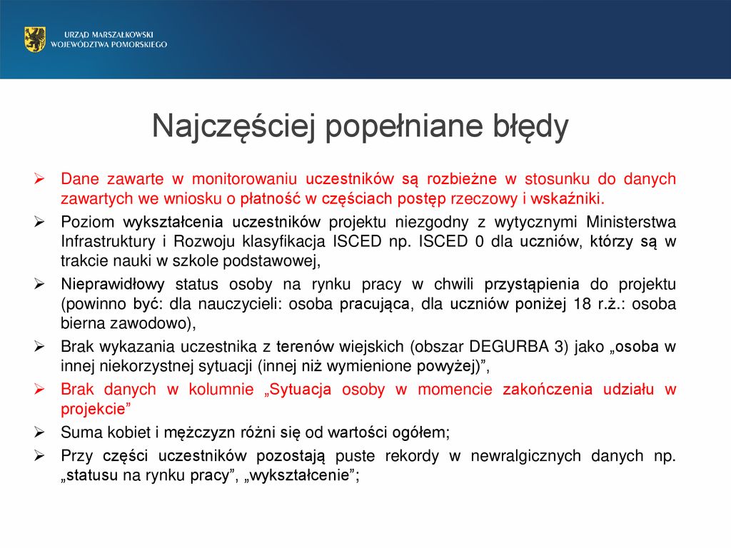 Monitorowanie Uczestników Oś Priorytetowa 3 Oraz Poddziałanie Ppt Pobierz