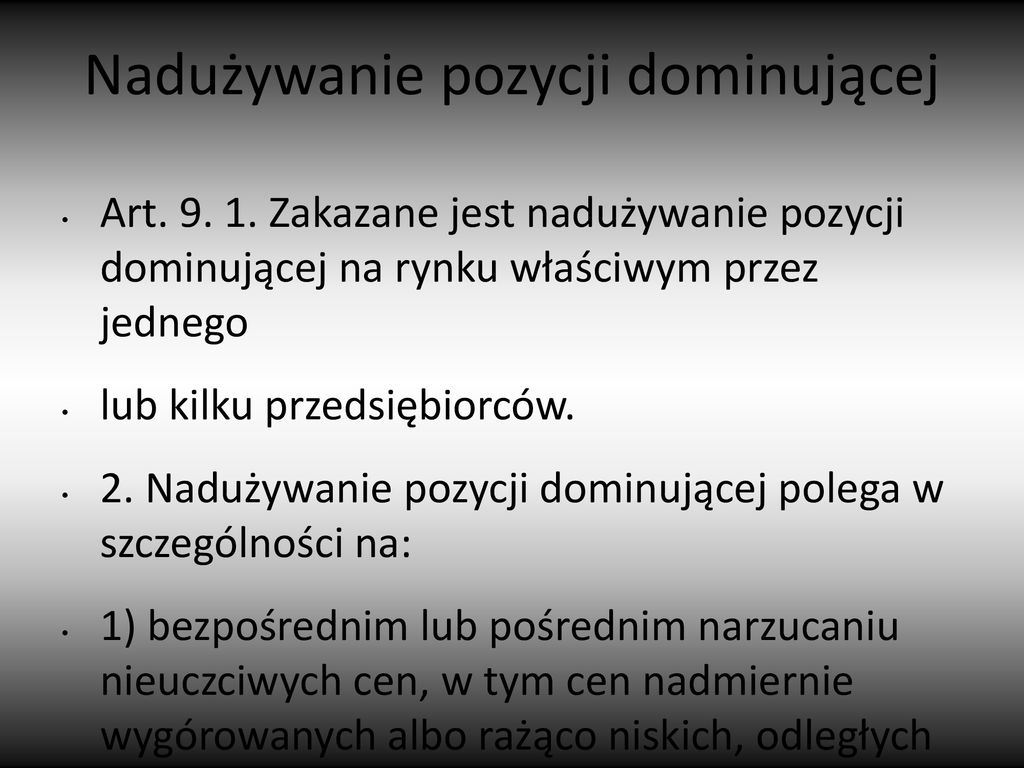 Reglamentacja Gospodarcza - Ppt Pobierz